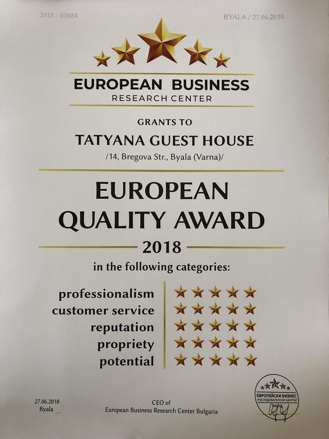 Tatyana Guest House Byala  Exterior foto
